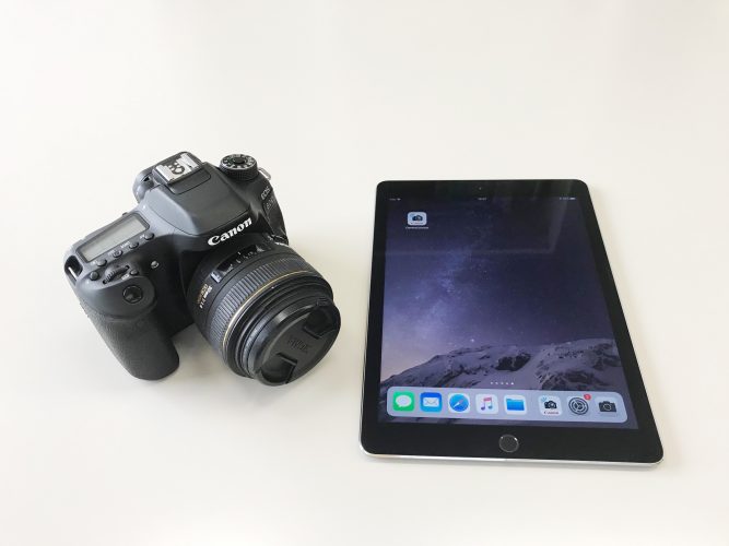 デジタル一眼レフカメラで撮影した写真をタブレット（iPad）にリモート表示してみた！