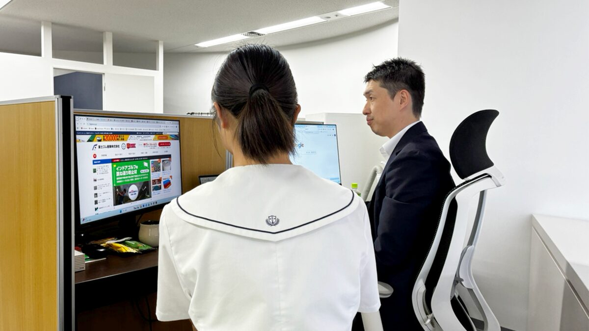 職業体験学習を受け入れました